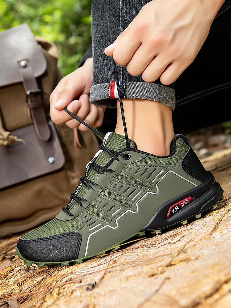 Men's Hiking Shoes Waterproof All-Terrain Outdoor Sneakers Non-Slip for Trekking Camping Tactical Training  Outdoor Cycling