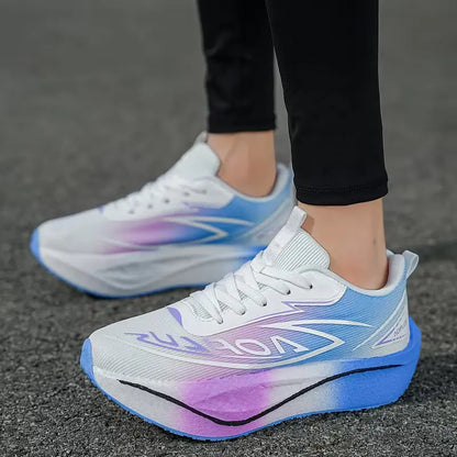 2026 Air Cushion Jogging Shoes Running Shoes Carbon Board Marathon Men Sports Breathable Lightweight Women's Nonskid Sneakers