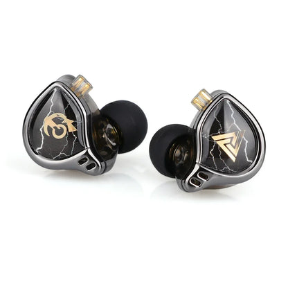 Auricolari QKZ x HBB con diaframma da 10 mm rivestito in titanio, cuffie intrauricolari (IEM) Hi-Fi, cuffie per sport all’aperto