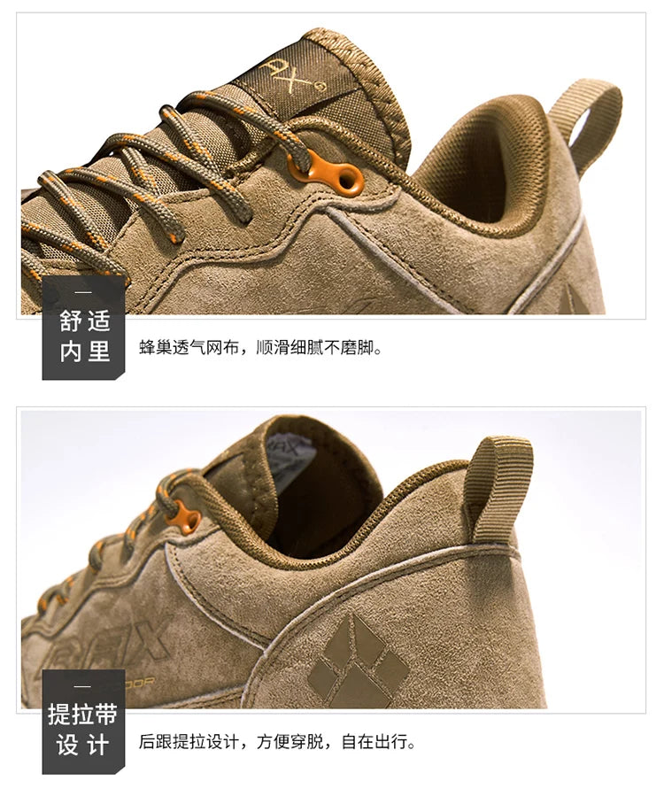 RAX Sapatos de caminhada respiráveis para homem, leves, para caminhadas, trekking e travessias de água, ténis desportivos, ténis de exterior para homem