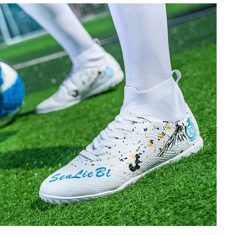 Men Professional Soccer Shoes Non-slip Football Boots Unisex Breathable Futsal Sports New Cleats Drop Shipping Ultralight
