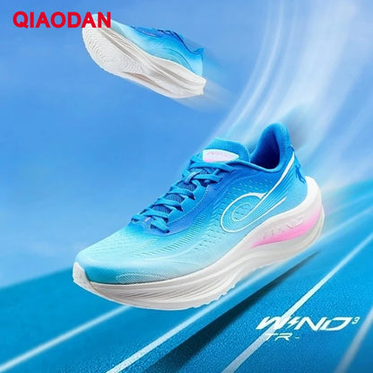 QIAODAN WIND 3TR Men's Marathon Running Shoes 2026 Thick Sole Cushioning Sport Shoes Male Gym Lightweight Sneakers QDB023252297