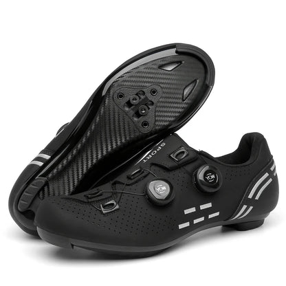 Scarpe da ciclismo di alta qualità da uomo SPD autobloccanti per bici da corsa, scarpe sportive da donna MTB da montagna antiscivolo 36-47