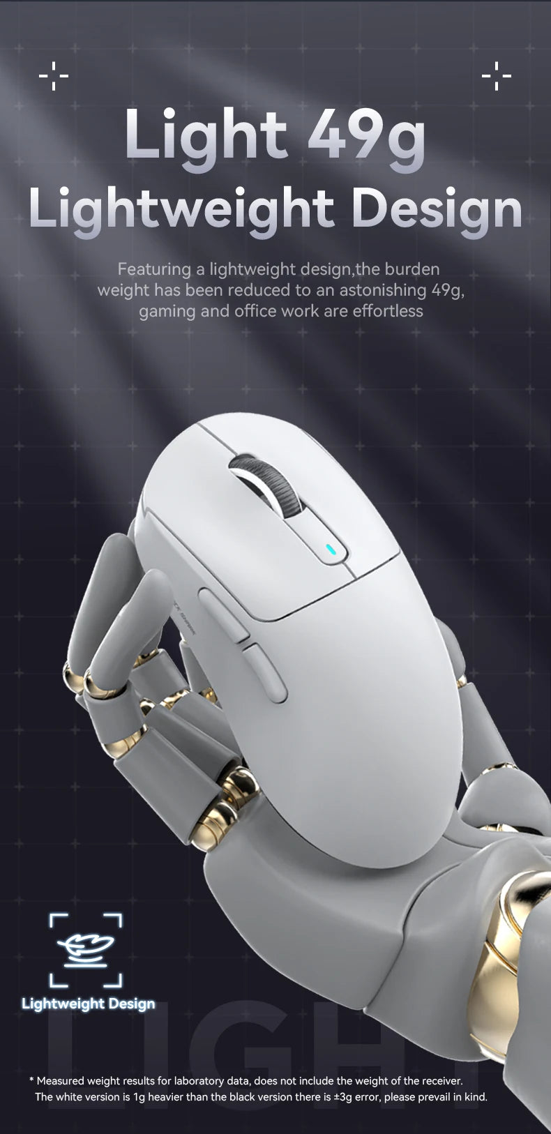 X3 Gaming Mouse Wireless ATTACK SHARK Rot 4K Rückläufe, Bluetooth-Tri-Mode-Verbindung, PAW3395, Makro-Bluetooth-Gaming-Maus