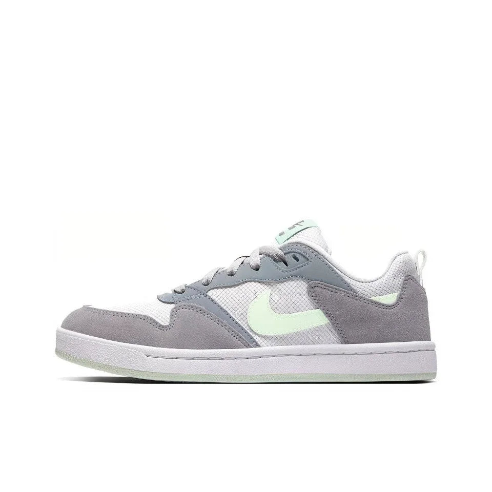 Nike SB Alleyoop Suede Low-Top Skate Shoes for Men in Black, White, and Red CJ0882-102