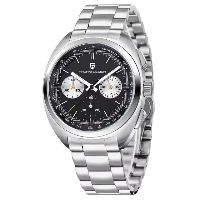 2026Pagani design watch luxury men's quartz watch speed men's chronograph top brand all-steel sapphire diving relógios masculino