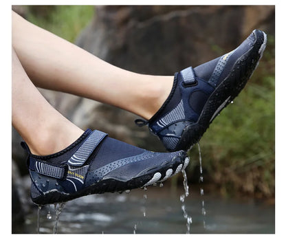 Herren Damen Wasserschuhe Aqua-Schuhe Drainage-Schuhe Strandsport Schwimmsandalen Schnelltrocknend Bootfahren Barfuß Tauchen Angeln Surfen Sneaker