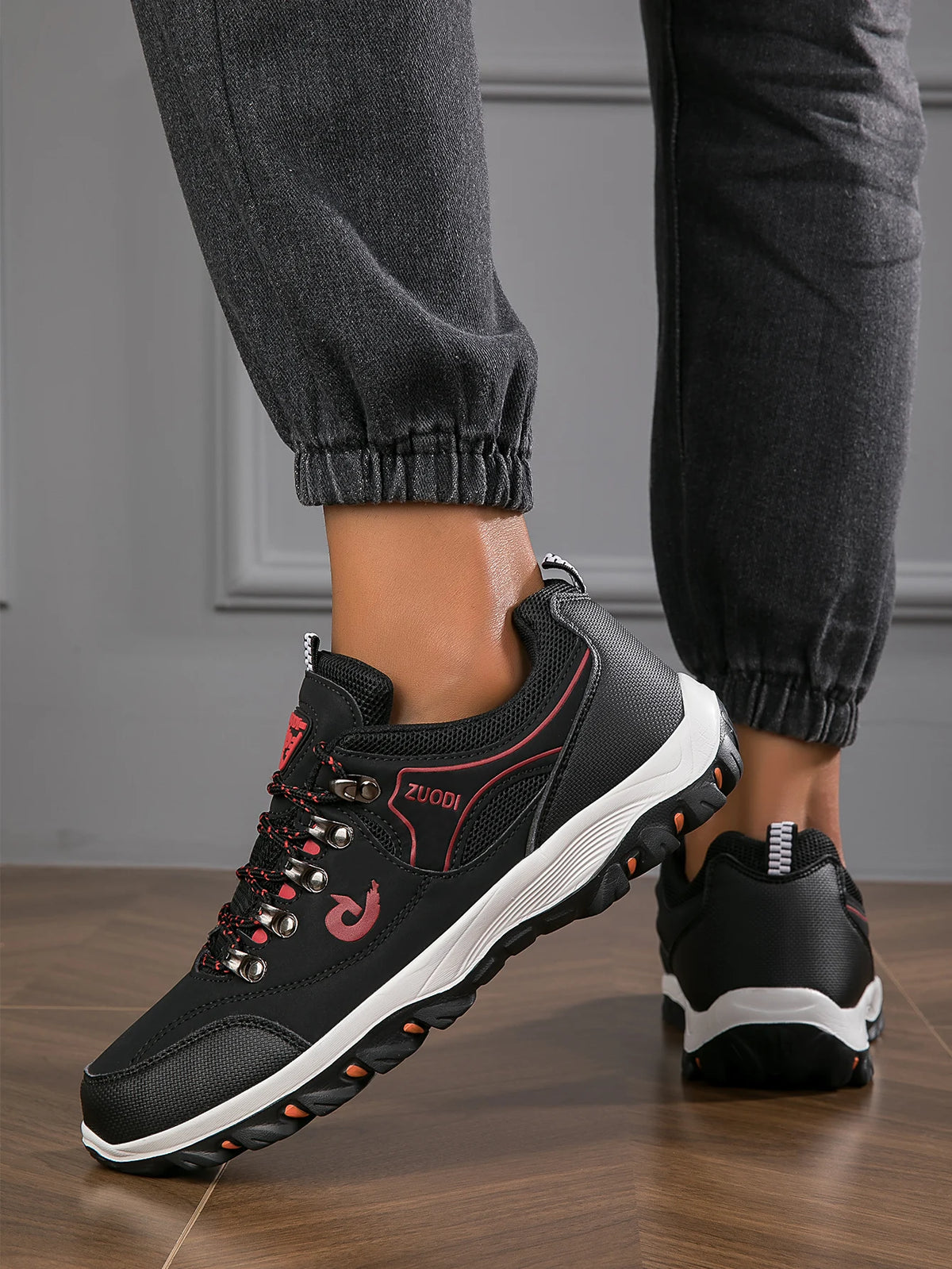 Chaussures de randonnée pour homme - Chaussures de sport de randonnée respirantes - Chaussures de sport ultra-légères pour la randonnée, le camping et la course à pied en plein air - Chaussures de sport antidérapantes