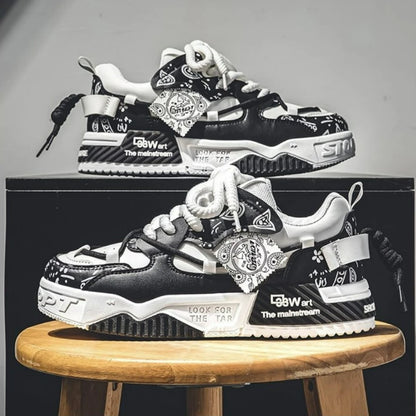 Módní skate boty, pánské tenisky, pánské prodyšné běžecké boty, outdoorové síťované volnočasové boty, pánské šněrovací vulkanizované boty, Zapatillas