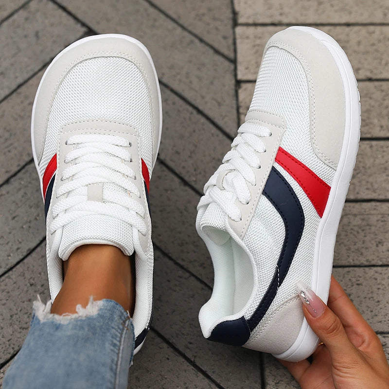 Women's Shoes Sneakers Wide Toe Barefoot Casual Wide Last Fashionable Canvas Black Flat Board Shoes Breathable Mesh Men's Shoes