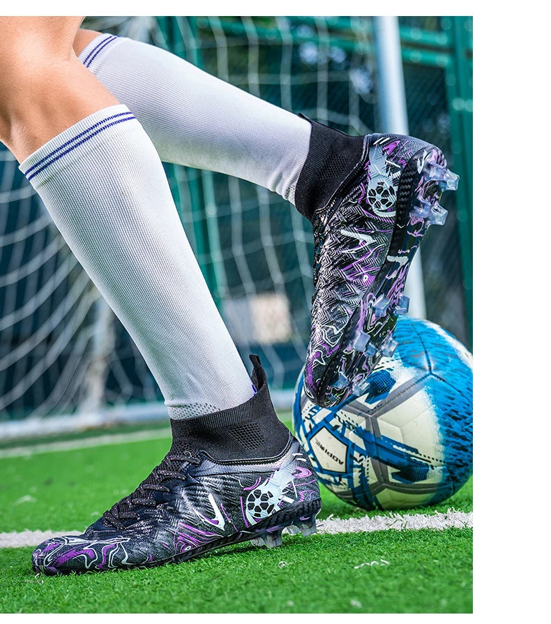 Vyriški profesionalūs futbolo bateliai, neslystantys futbolo bateliai, unisex, kvėpuojantys, futsalo sportiniai, nauji bateliai su spygliais, tiesioginis pristatymas, ultralengvi