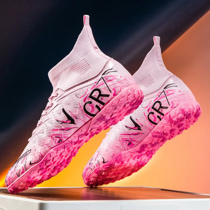 Chaussures de football TaoBo pour hommes – Crampons de haute qualité pour terrain synthétique, baskets de jeunesse, chaussures de terrain, chaussures de futsal pour hommes, baskets de terrain synthétique (Zapatillas de D