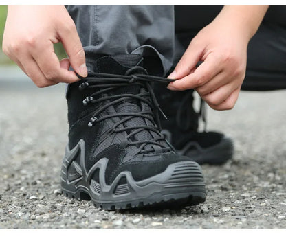 Hommes tactique militaire formation désert bottes mâle en plein air Camping randonnée escalade Trekking chasse chaussures antidérapantes sport baskets