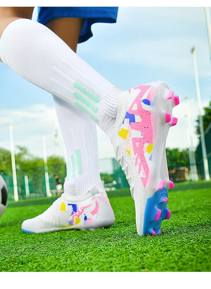 Nouvelles chaussures de football professionnelles pour hommes, chaussures de soccer pour adultes, crampons de football, chaussures de sport ultralégères pour l'entraînement et les activités de plein air, pointures 35-4
