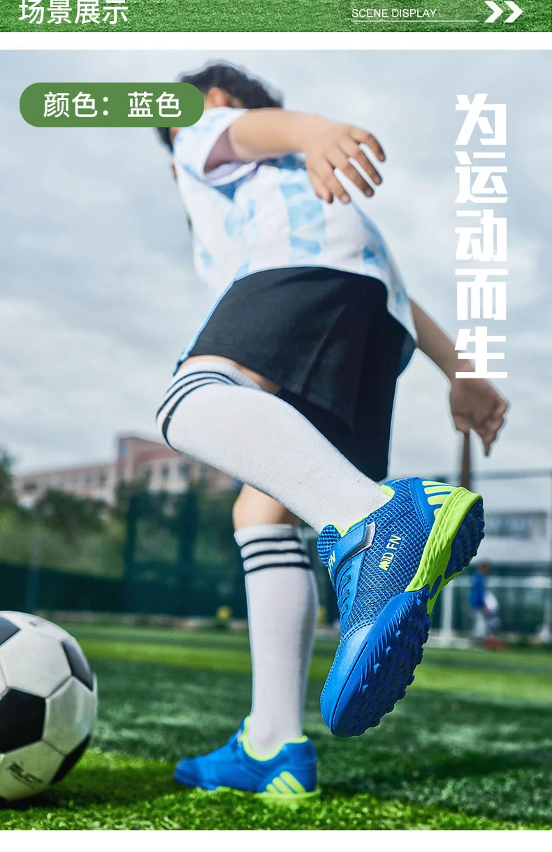 Personnalité : élégantes et confortables, baskets de sport pour garçons et filles, pour l'entraînement, en salle ou en extérieur, sur gazon, pour les jeunes et les étudiants, chaussures de football, pointures 29 à 39#