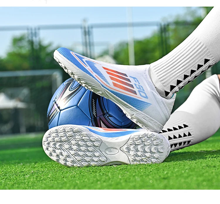 Nouvelles Chaussures de Football pour Hommes, Résistantes au Terrain, Respirantes, de Haute Qualité, Décontractées, Ultralégères, pour l'Extérieur