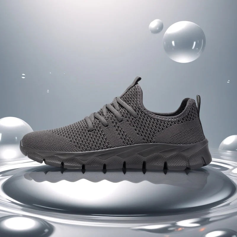 Zapatillas deportivas para hombre de malla ligeras; zapatos planos informales para mujer; zapatillas deportivas de running para hombre; zapatillas de tenis blandas y transpirables; zapatillas deportivas para hombre.