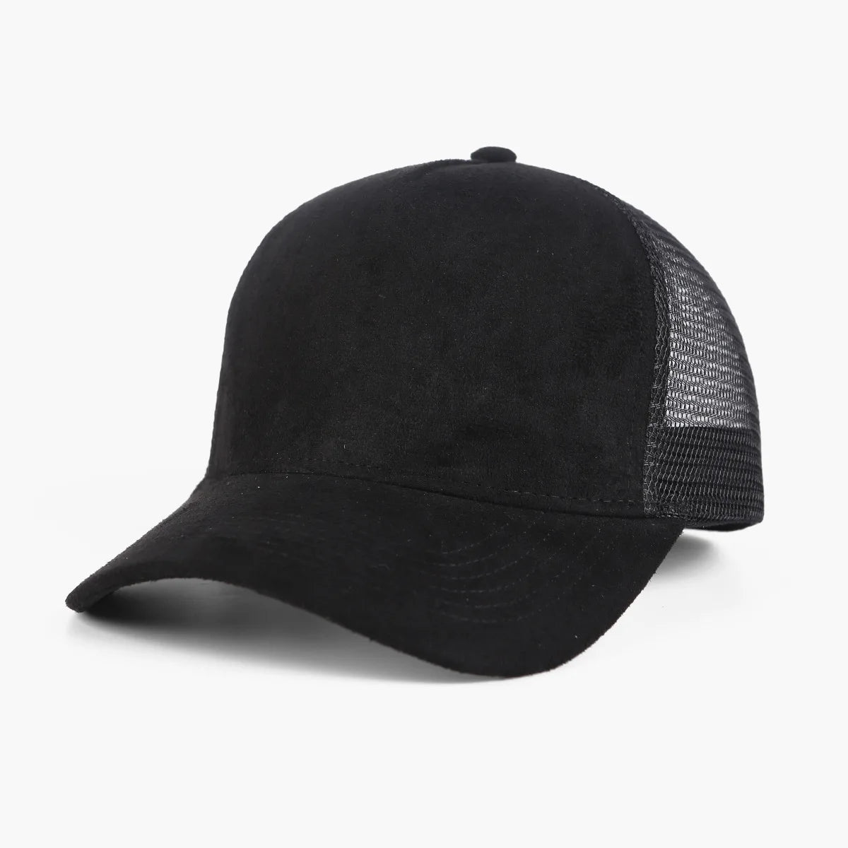 Custom Logo Baseball Cap Men 5 panel Mesh Suede Diy Trucker Hat Spring Summer Outdoor Sports Hats Women Solid Color gorros
