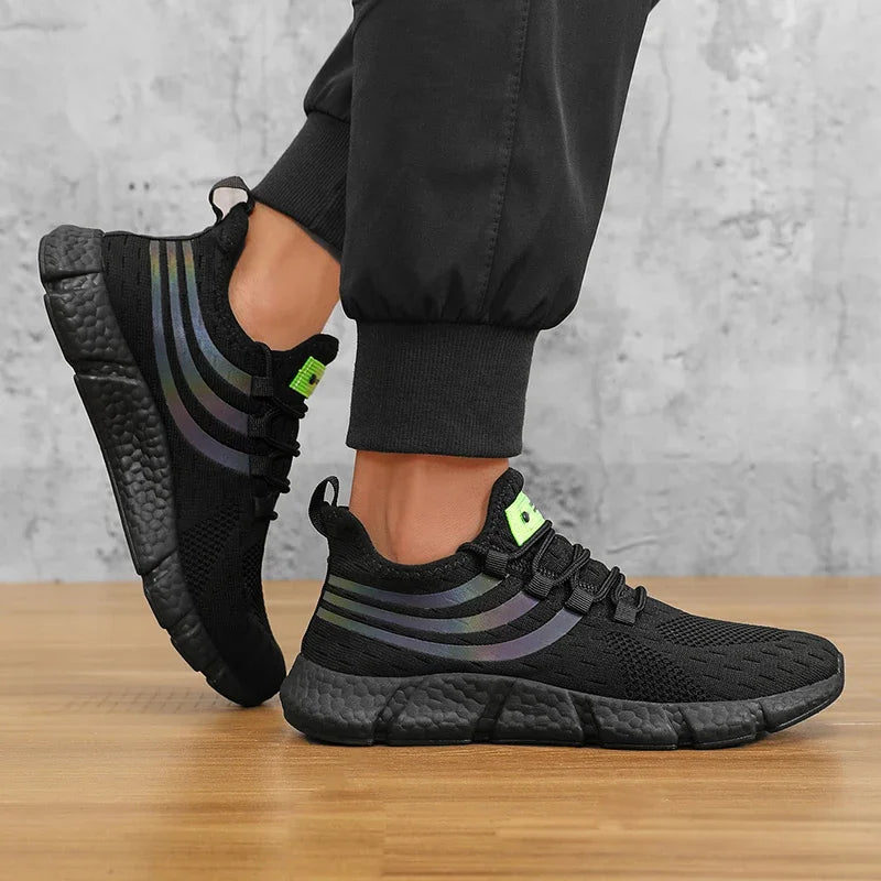 Herren-Freizeitsportschuhe, atmungsaktive, leichte Sneaker, rutschfeste flache Schuhe, Outdoor-Laufschuhe, Wanderschuhe, Tennis- und Sport-Joggingschuhe