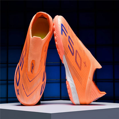 Herren-Fußballschuhe, Rasenstollen, Futsal, bequeme Kunstrasen-Fußballschuhe, Sport, ultraleicht, FG, rutschfest, für den Innenbereich, Erwachsene, rutschfest