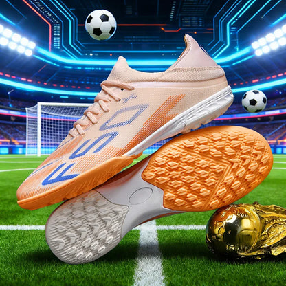 Ultralight Outdoor Sport Men's Soccer Shoes Training Football Sneakers for Youth Turf Soccer Cleats Non-Slip