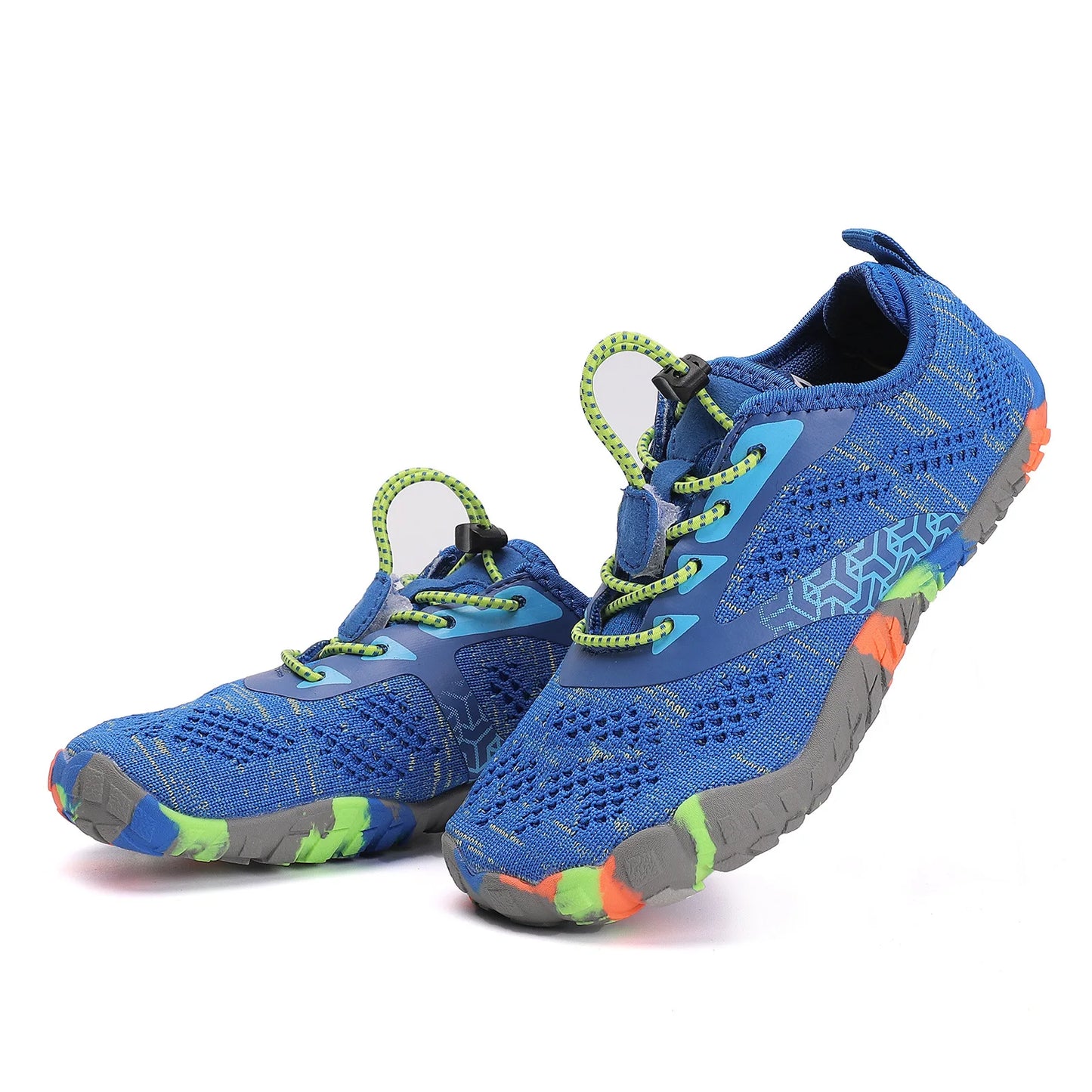 New Children's Aqua Shoes Women Colorful Walking Sports Upstream Wading Sneaker Breathable Mesh Five Fingers Swimming Water Shoe
