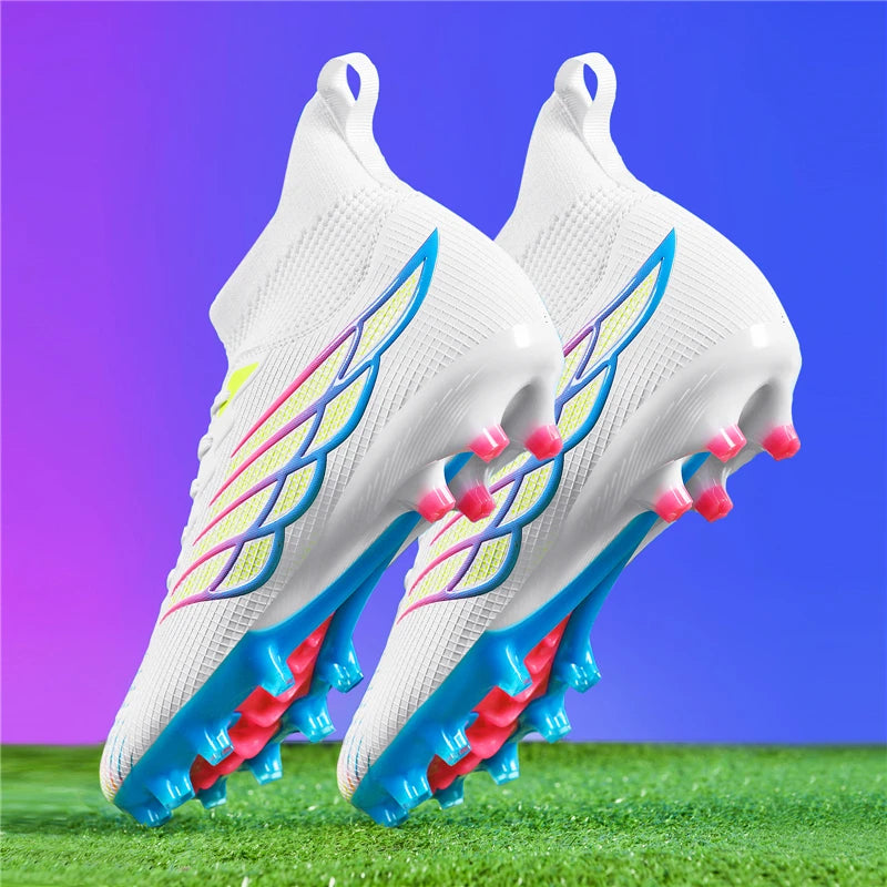 Chaussures de Football antidérapantes pour hommes, bottes de Football TF/FG, respirantes, pour l'extérieur, basses, antidérapantes, baskets de sport