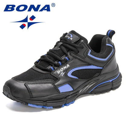 BONA Běžecké boty od nových návrhářů Prodyšné outdoorové sportovní boty Dámské lehké tenisky Dámské pohodlné sportovní boty