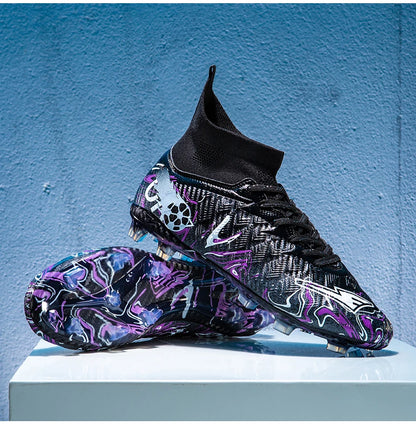 Sapatilhas de futebol profissional para homem, sapatilhas com pitões, sapatilhas de futebol originais, botas para campo de futebol de interior, treino em relva, TF/FG, ténis