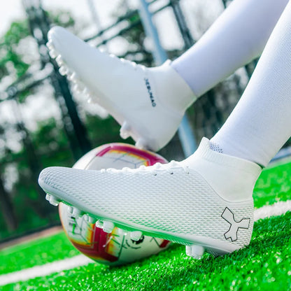 Hoogwaardige voetbalschoenen voor heren, duurzame voetbalschoenen voor jongens, lichtgewicht voetbalschoenen voor kinderen, futsal-trainingsschoenen, voetbalschoenen met noppen