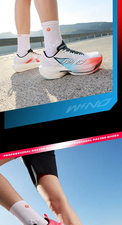 QIAODAN WIND 4PRO Maratonské boty s karbonovou deskou Pánské profesionální závodní tenisky Prodyšné běžecké sportovní boty QDB023262291