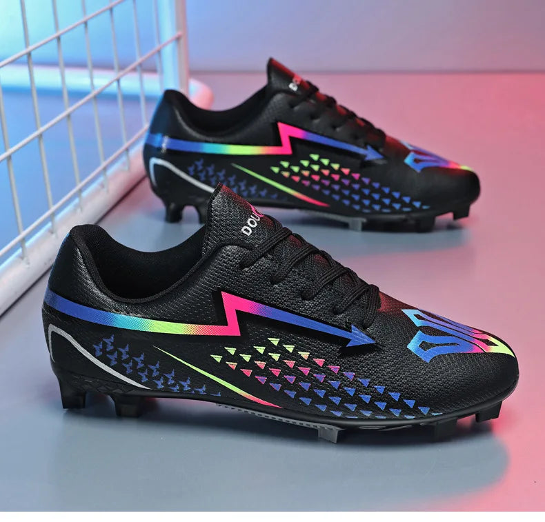 High Quality Men's Soccer Shoes for Society, Ultralight Turf Soccer Cleats Sneakers, Training Football Boots Chuteira Campo Sizes 35-45
