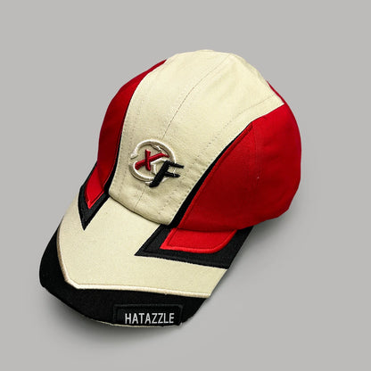 Niche Hip Hop Letter Flame Flag Baseball Hats New Unisex Sunshade Personal Versatile Color Block Fashion Retro ins Peaked Caps