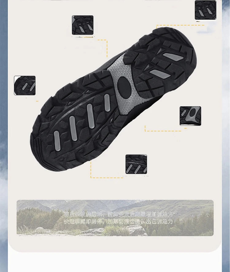 Buty turystyczne unisex, buty do wędrówek outdoorowych, buty sportowe do wędrówek, buty antypoślizgowe, wodoodporne buty kempingowe, buty sportowe do aktywności na świeżym powietrzu, buty do chodzenia