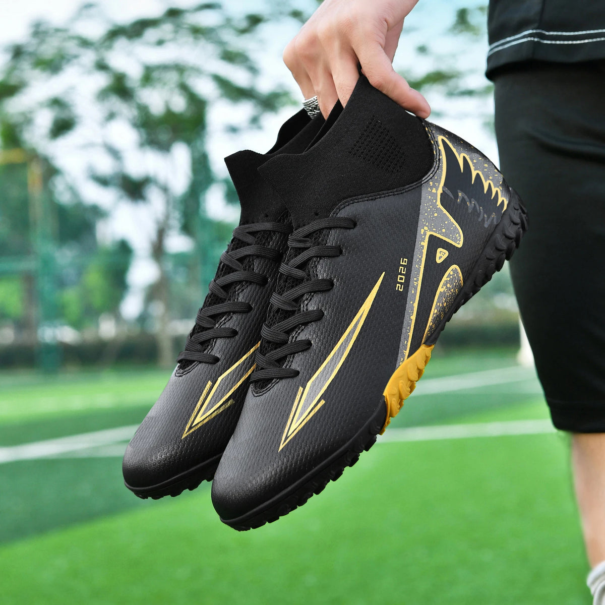 Profesjonalne buty piłkarskie dla mężczyzn, buty piłkarskie dla dorosłych, buty piłkarskie typu cleat, ultralekkie buty treningowe do piłki nożnej, buty sportowe do uprawiania sportów na świeżym powietrzu