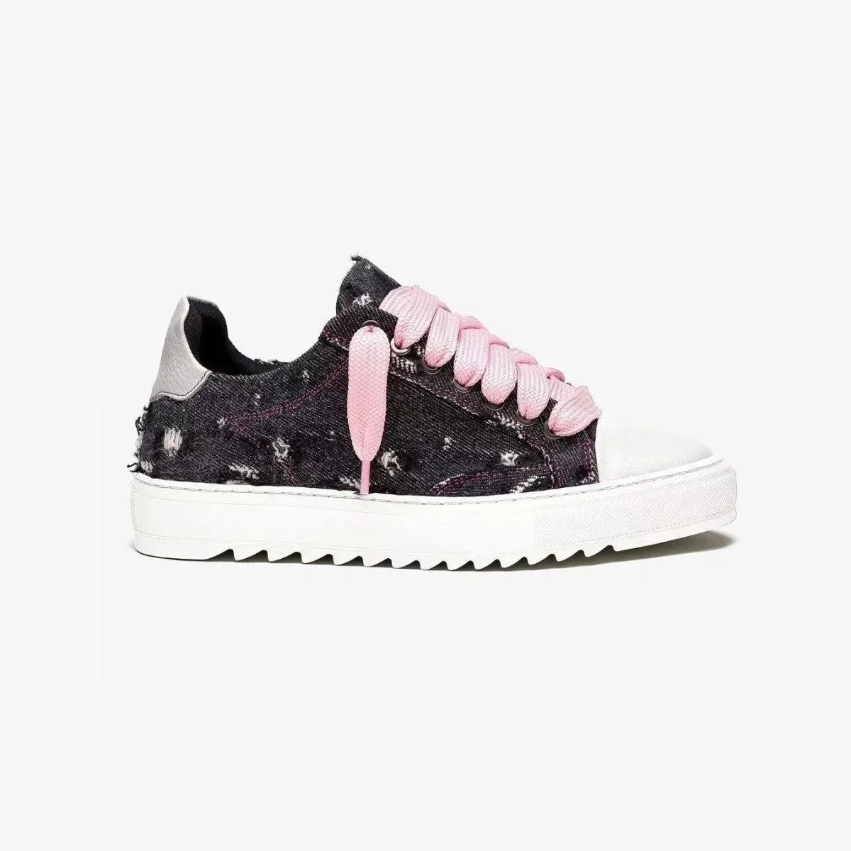 Baskets en toile peinte de style britannique, marque de luxe, pour hommes et femmes, motif à pois, chaussures de sport tendance pour tous les jours.