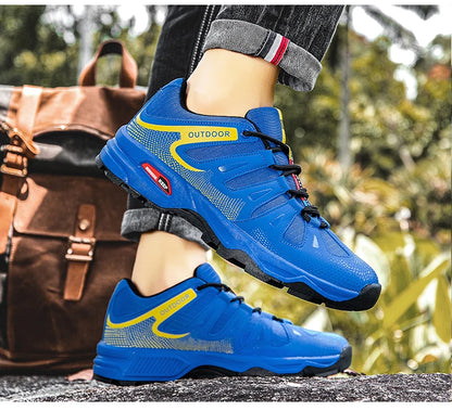 Scarpe da uomo per attività all'aperto - Scarpe da alpinismo antiscivolo da uomo - Calzature da viaggio, escursionismo e avventura - Sneaker casual alla moda