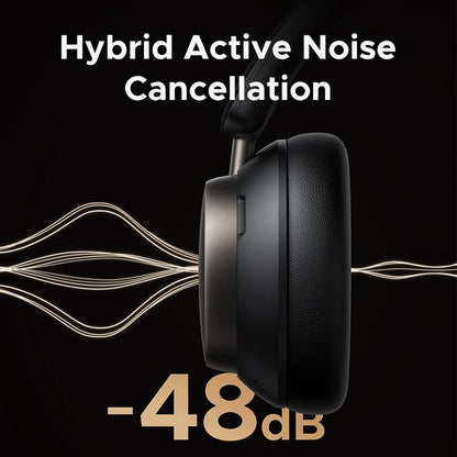 UGREEN Studio Pro Wireless ANC Headphones – 48dB Active Noise Cancelling, Hi-Res LDAC Over Ear Bluetooth Headphones, 120H Playtime Deep Bass Wireless Headset