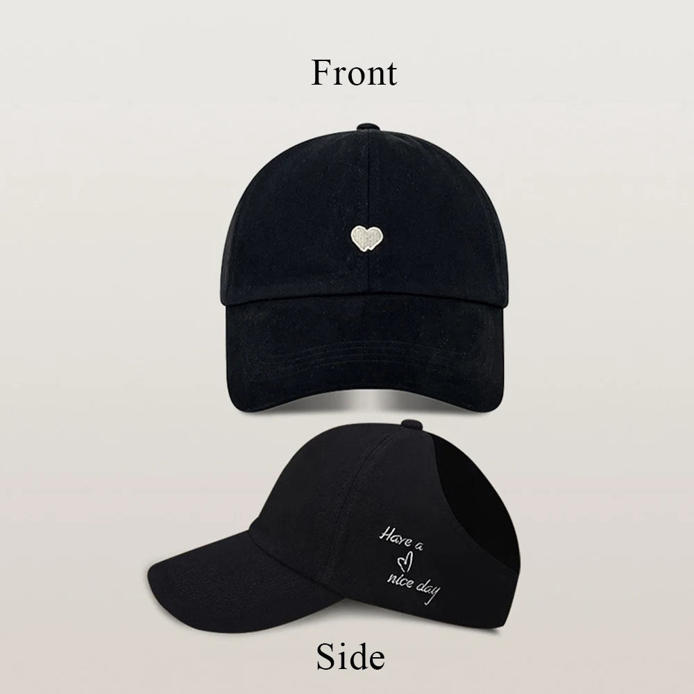 Fashion Kids Baseball Caps for Boys Girls Sun Hat Hollow High Ponytail Caps Children Sunshade Baseball Caps for age 4-12 Years