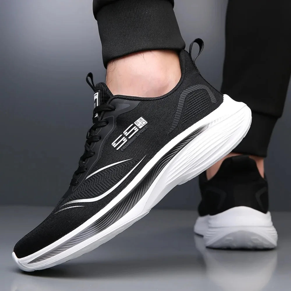 Běžecké boty s karbonovou deskou pro maraton, pánské ležérní tenisky, vzduchové polstrování, luxusní, pohodlné, lehké sportovní běžecké boty, pánská obuv