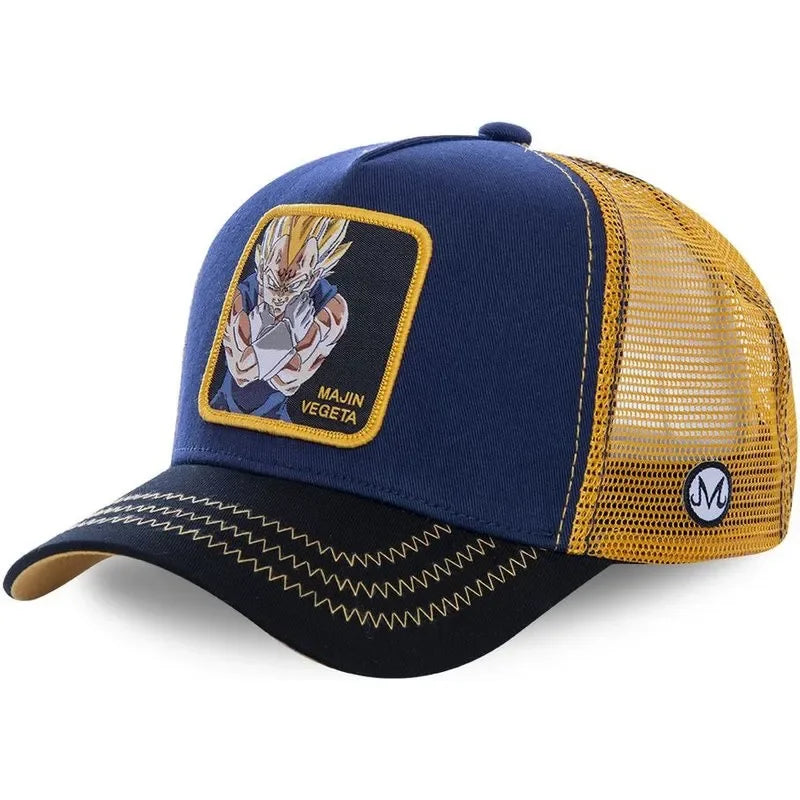 ALL Styles Dragon Ball Baseball Cap Snapback Peaked Cap Men's Embroidery Hip-Hop Cap Style Sun Visor Adjustable Trucker Mesh Cap