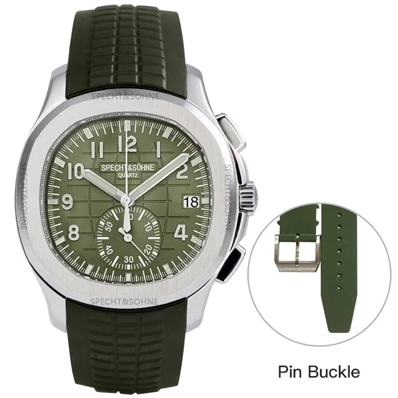 2026 High Quality Men's Watches Luxury Brand Japan VD53 Chronograph Sports Classic 5167 Quartz Watch Stainless Steel Waterproof