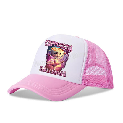 Italian Brainrot Baseball Caps Funny Anime Print Tung Tungtung Sahur Hats Summer Adjustable Fmaliy Headdress Cap Birthday Gifts