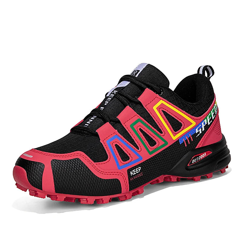 Men's Hiking Shoes Outdoor Sports Lace-Up Hiking Shoes Women's Hiking Sports Non-slip Hunting Tactical Sports Shoes