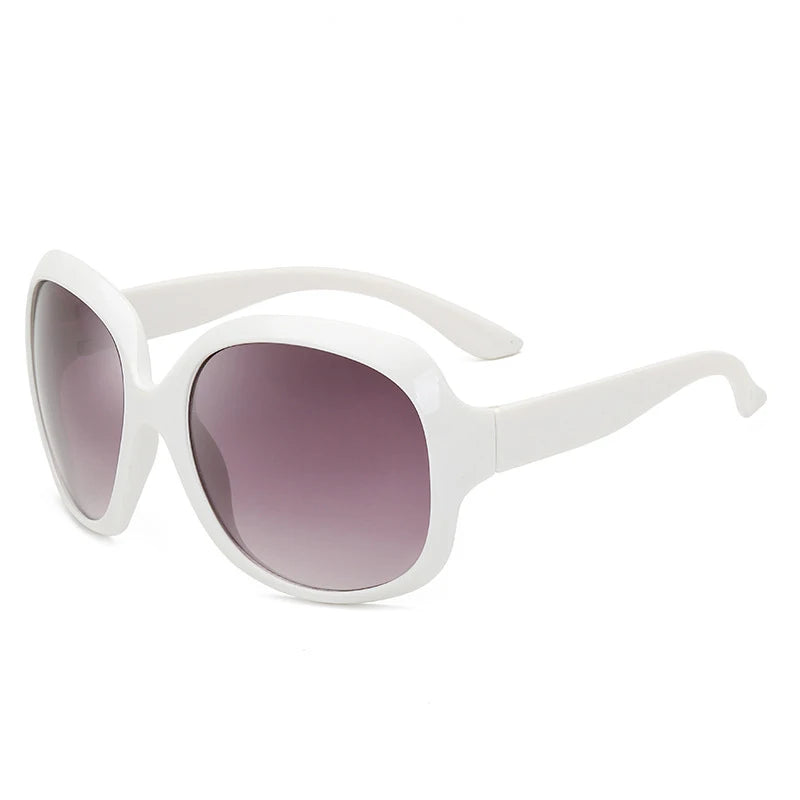 Oversized  Sunglasses Women Luxury Brand Designers Oval Sun Glasses Vintage Black Shades UV400 zonnebril dames