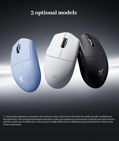 MCHOSE G3 V2 Pro trådløs gamingmus, tri-mode Bluetooth, 800mAh, genopladelig, let, tilpasset ergonomi, esportsmus
