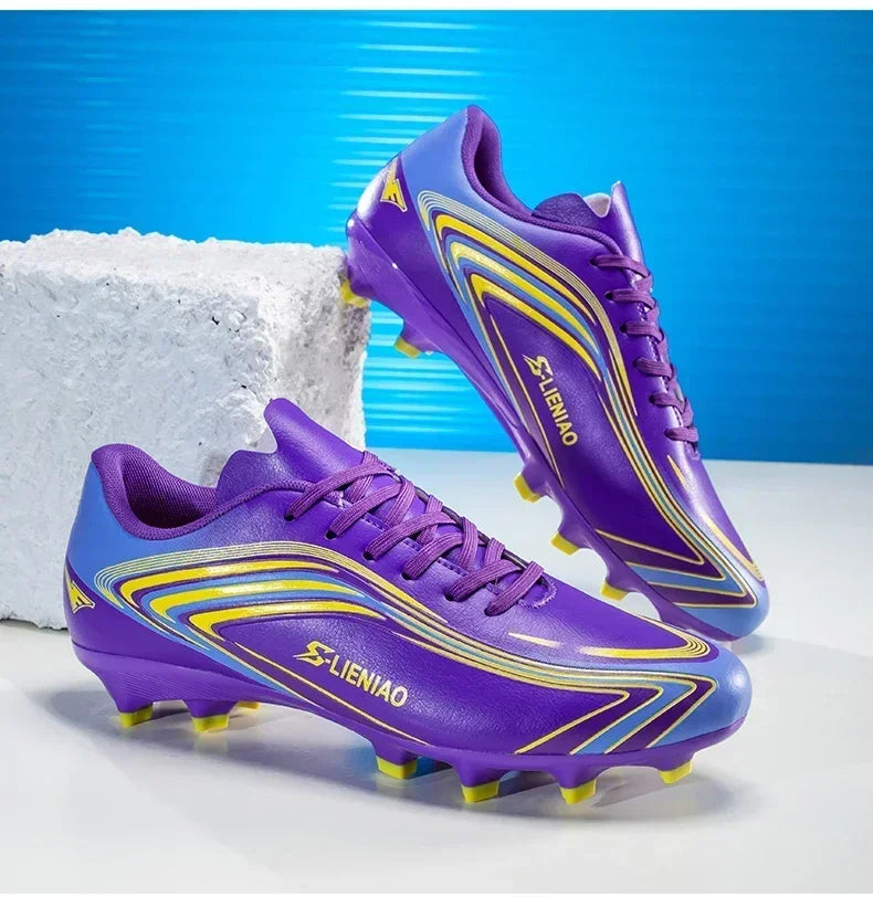 Nouvelles chaussures de football pour hommes, crampons de futsal, chaussures de soccer, chaussures de match, baskets d'intérieur de haute qualité, best-seller, antidérapantes, pour entraînement et extérieur
