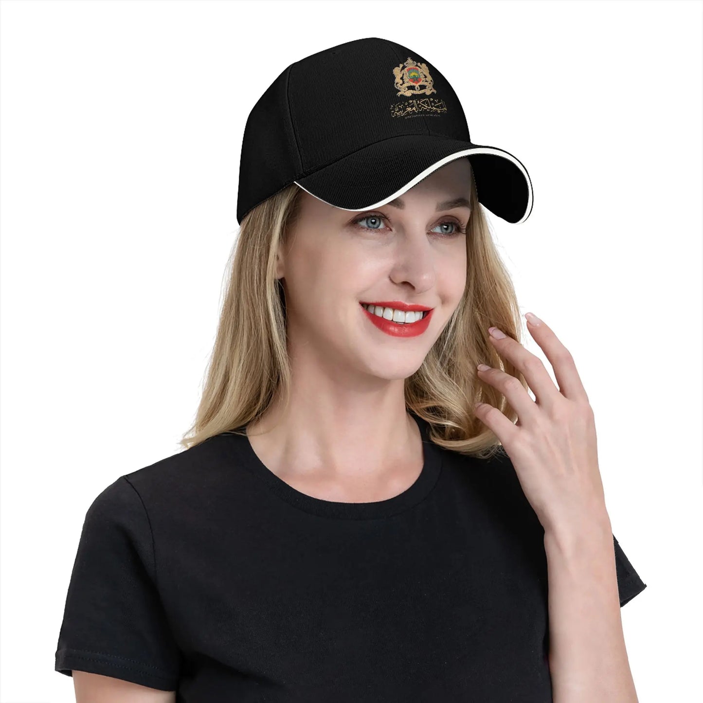 Morocco Flag Map Baseball Cap  y2k Cool Trucker Hat Summer Men Women Hunting Camping Baseball Caps