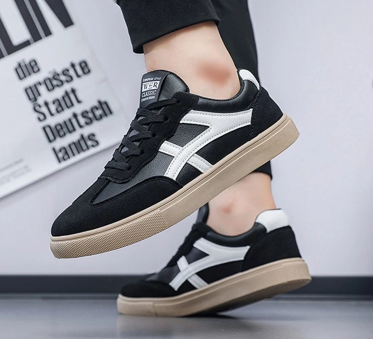 Herren-Freizeitschuhe – Leichte Freizeit- und Outdoor-Wanderschuhe – Sneaker – Rutschfeste flache Herrenschuhe
