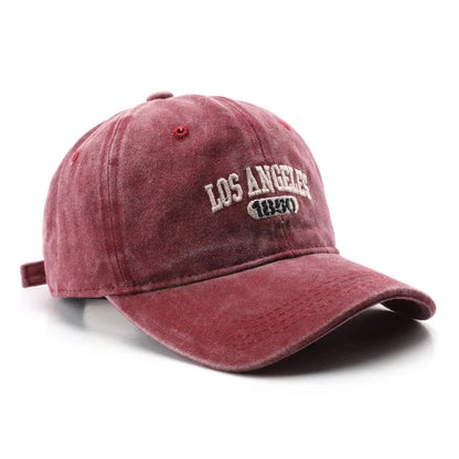 Fashion Casual Baseball Cap for Women Men Cotton Soft Top Hats Unisex Los Angeles Embroidery Snapback Hat Hiking Sunscreen Caps